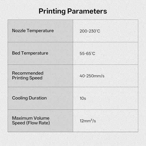 ANYCUBIC Marble PLA 3D Printer Filament, 1KG Spool (2.2 lbs), Marble White - color: 1kg Marble White