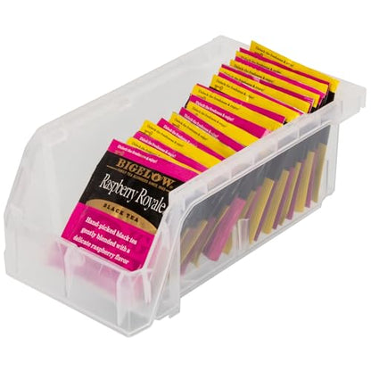 ReadySpace Small Stackable Plastic Storage Bins, 12-Pack, Clear - color: Clear, size: Small, 12-Pack