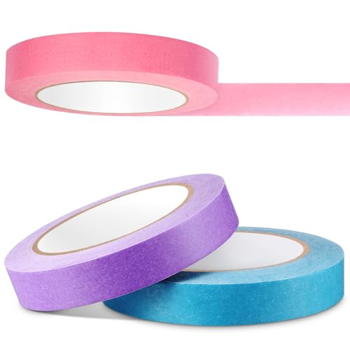 Glenmal Laboratory Labeling Tapes, 164 Ft x 3/4 Inch, Bright Color, 3 Rolls - color: Bright Color