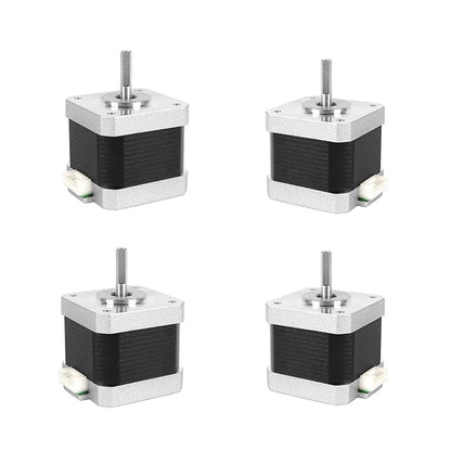 (Pack of 4pcs) NEMA17 Stepper Motor High Torque Bipolar DC Step Motor Kit by MOTOU