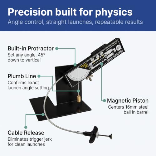 United Scientific™ Mini Projectile Launcher, 3 Spring Tensions, 1 Each