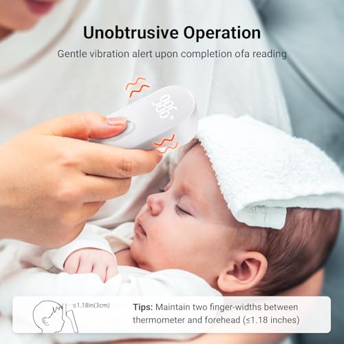 iHealth No-Touch Forehead Thermometer for Adults, Kids, Babies PT3 - color: White