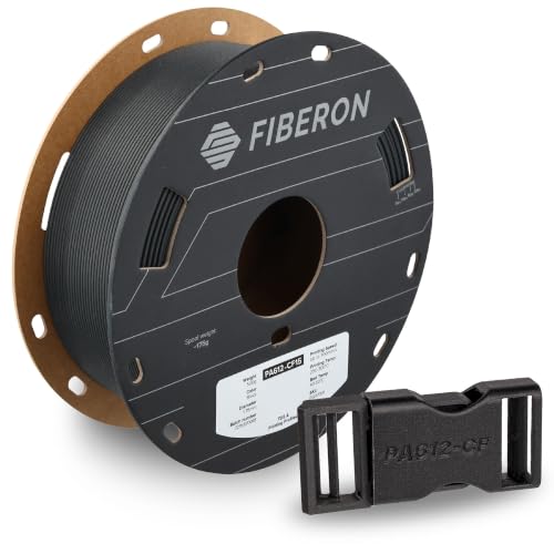 Polymaker Fiberon PA612-CF15 Carbon Fiber Nylon Filament 1.75mm, Black, 1kg - color: Black Pa612-cf15 1kg, size: NYLON