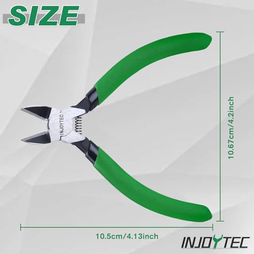 Mini Wire Flush Cutters 4.5 Inch Wire Cutters Diagonal Cutters - size: 4.5"