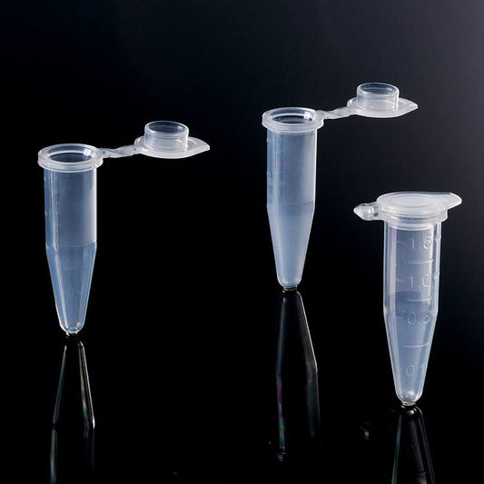 500PCS 1.5ml Microcenfuge Tube, Boil-Proof Polypropylene Graduated Small Lab Vials with Snap Cap, Clear Plastic Conical Contanier for Scientific Test, Sampe Storage