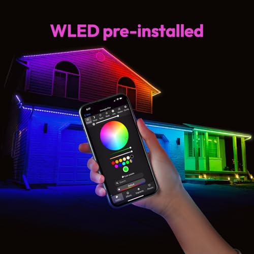 WLED Controller - Eternaglo Plus ESP32 5V-24V LED Control Board With 6 LED Outputs, Ethernet, and Relay Terminal - WLED Pre-Installed and Pre-Configured
