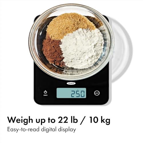 OXO Good Grips 22 Lb Everyday Glass Food Scale - size: 22 Pound