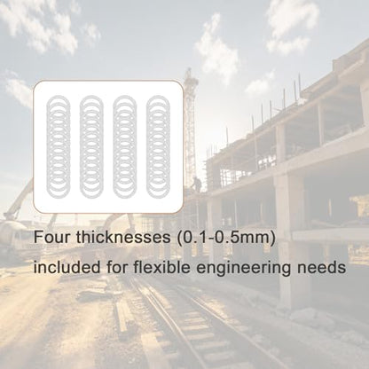 M5 x 7mm 304 Stainless Steel Shim Washers, Precision Spacers - size: M5x7