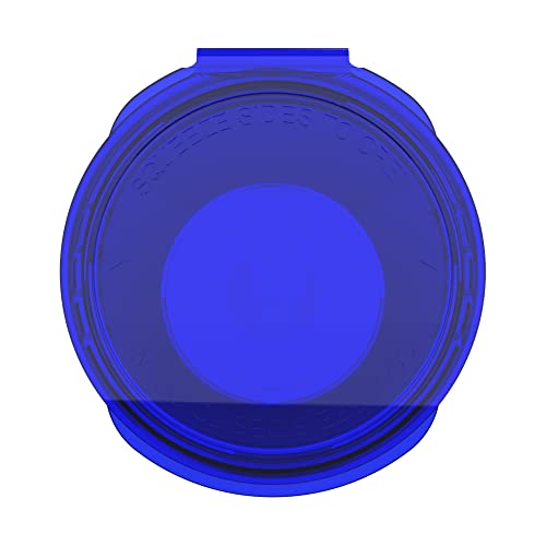 Dragon Chewer 13 Dram CR Plastic Packaging Pop Top Containers - Child Resistant Travel Holder Vial Bottles - 315 qty (Translucent Blue) - color: Translucent Blue