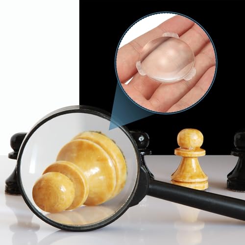 PATIKIL 24Pack Biconvex Lens 34mm Dia. 42mm Focal Length Aspheric Optical