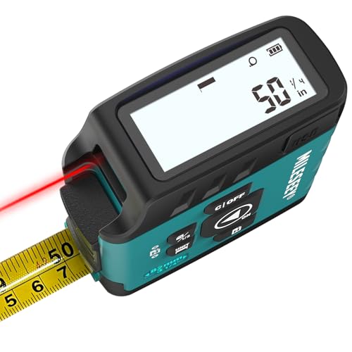 MILESEEY DT20 3-in-1 Digital Laser Tape Measure, 131ft Laser & 16ft Tape