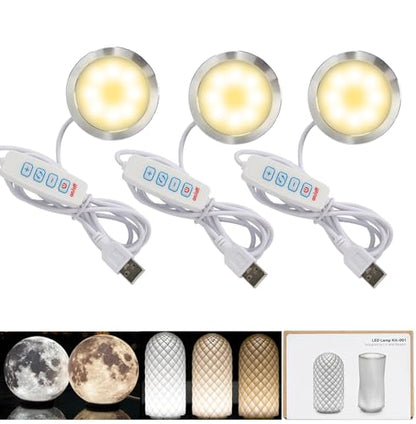 3-Pack Tricolor LED Lamp Kit 001 for Bambu Lab 3D Printer Parts Light Kit - color: 3PCS