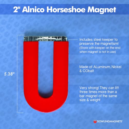 Dowling Magnets Alnico Horseshoe Magnet (731015)