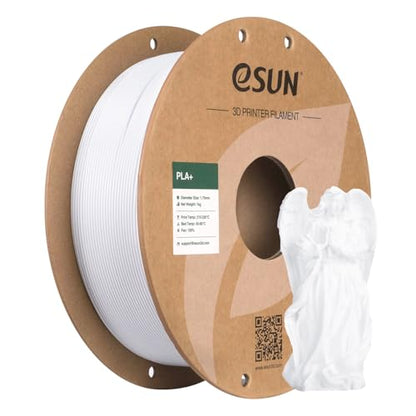 eSUN PLA+ Filament 1.75mm Cold White 1KG, PLA Plus 3D Printer Filament - color: 1kg-cold White