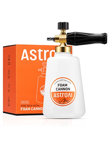 AstroAI Foam Cannon for Pressure Washer with 1/4" Quick Connect, 1.5 Liter - size: 1.5 L Bottle,WITHOUT Tips