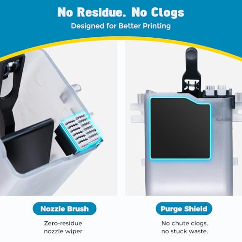 Comgrow Nozzle Cleaning Kit with 4pcs Silicone Brush and 1pc Brush Holder