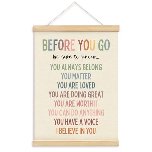 Mental Health Wall Art Decor, Inspirational Classroom Wall Decor - color: believe in you-1