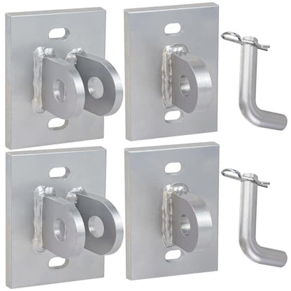 Floating Dock Hinges Hardware,Stationary Dock Connector Hinge Kit - color: Painted