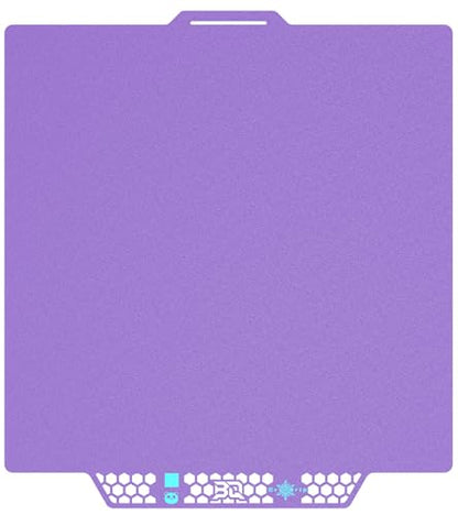 BIQU CryoGrip Pro Glacier Purple Compatible with Bambu-Lab P1S/P1P/P2S/X2D/X1C/X1E/A1 3D Printers 257x257MM Panda Build Plate Double Sided Upgrade Removable Surface Platform - color: Glacier-Purple, size: P1/P2/X1/A1/X2D