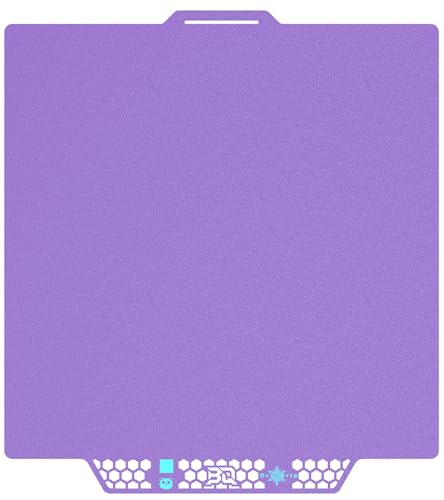 BIQU CryoGrip Pro Glacier Purple Compatible with Bambu-Lab P1S/P1P/P2S/X2D/X1C/X1E/A1 3D Printers 257x257MM Panda Build Plate Double Sided Upgrade Removable Surface Platform - color: Glacier-Purple, size: P1/P2/X1/A1/X2D