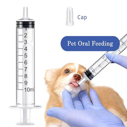 10ml Syringe for Liquid,Syringe Without Needle,Sterile Individually Packed 10pcs. - size: 10ml-10pcs