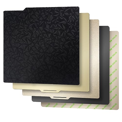 3D Printer PEI Sheet for BambuLab X1 /X1 Carbon Heated Bed Spring Steel Build Plate Flexible Platform 257.5x257.5 mm - size: 257*257mm, style: Textured PEI+Smooth PEO+Magnetic Sticker