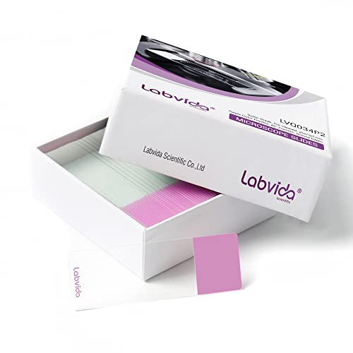 144pcs Purple Frosted Microscope Slide, Dim.75mmx25mm, LVQ034P2 - color: 144pcs, Purple Color Frosted Slides