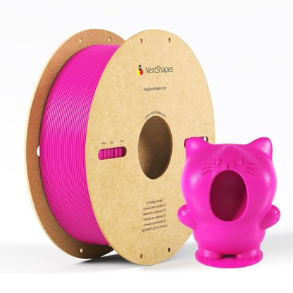 NextShapes PETG 3D Printer Filament 1.75mm,1KG Cardboard Spool - color: Peach Red