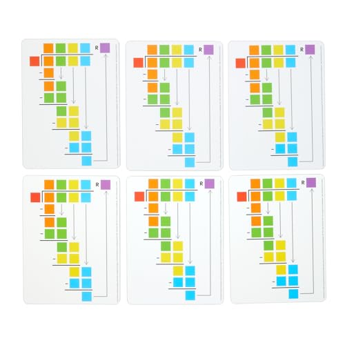 Really Good Stuff Beginning Long Division Dry-Erase Boards - 6 Boards