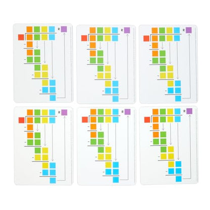 Really Good Stuff Beginning Long Division Dry-Erase Boards - 6 Boards