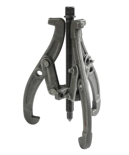 6" Bearing Puller,Car Accessories Gear Puller,Automotive Tool 3 Jaw Wheel Puller with Reversible Claws,Heavy Duty Pulley Puller for Automotive Wheel,Pulling Tool Kit for Motorcycle Car SUV