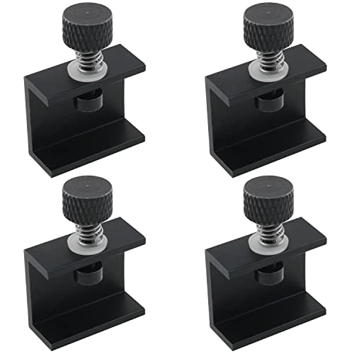 4pcs 3D Printer Heating Bed Clamp Glass Clips Clamps for Ender 3/3 Pro/V2, Ender 5/Pro, CR-10 3D Printer
