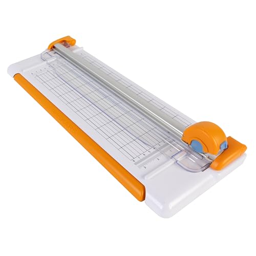Fiskars Rotary Paper Cutter, Compact & Portable, 12" Cut Length