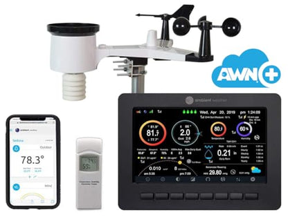 Ambient Weather WS-2000 Smart Weather Station with AWN+ Included - style: 1yr AWN+ w/ Advanced Console + Array