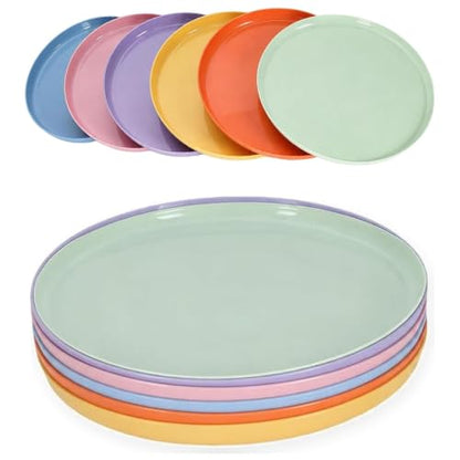 Art Trays 6 Pack, Plastic Craft Trays Stackable, Shallow Plastic Tray Set for Sensory Play, Playdough Tray, Sand Tray, Activity Trays for Classroom, Painting, Organizing Supply