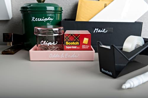 Scotch Super-Hold Tape, 3/4 x 300 Inches, 3 Dispensered Rolls