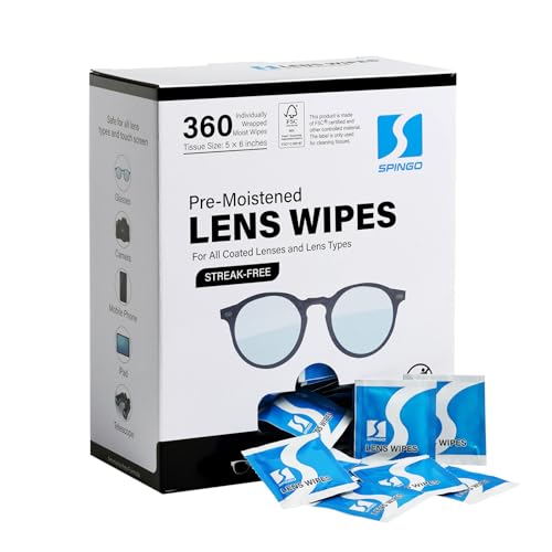 360 Count Lens Wipes for Eyeglasses, Eye Glasses Cleaner Wipes for Phone. - size: 360 Count