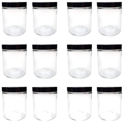 410-4-12: Specimen Jar, 8oz, 58/400 Lid, Pack of 12