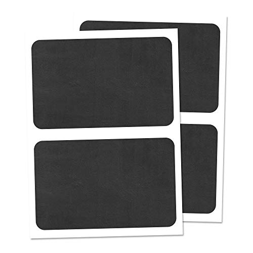50 Pack, Large Chalkboard Labels Stickers - Rectangle, 6" x 4" - size: 50 Labels