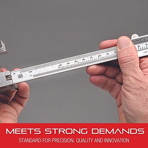 Starrett Vernier Caliper, 0-6" Range, .001" Graduation