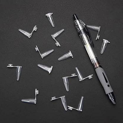 0.2ml Microcentrifuge Tubes 1000 Pieces, EO Sterilized Plastic Small Vials with Caps for Sample Storage Without Leakage(1000) (Pack of 3) - size: Sterile 0.2ml 1000pcs (Pack of 3)