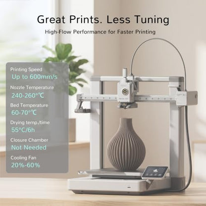 IEMAI High Speed PETG 3D Printer Filament 1.75mm, 600mm/s, 1kg, Brown - color: Brown