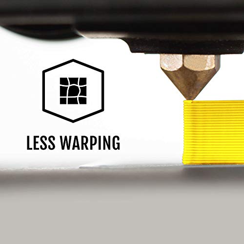 HATCHBOX 1.75mm Yellow PLA 3D Printer Filament, 1 KG Spool, Dimensional Accuracy +/- 0.03 mm, 3D Printing Filament - color: Yellow