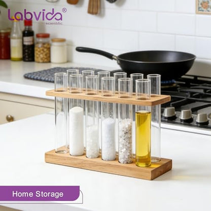 50pcs 20ml Borosilicate Glass Test Tubes, LVH1002 - color: 50pcs of Vol.20ml