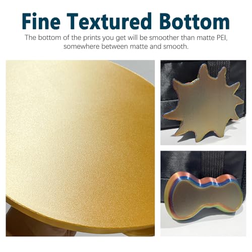 2.0 Upgraded OMG Cool Plate for Bambu Lab A1 MINI, 184x184mm Thicker Magnetic Bamboo Build Plate with Supertack Smooth Surface, Low-Temperature 3D Printer Bed Plate for PLA PETG Printing - size: 184x184mm for A1 mini