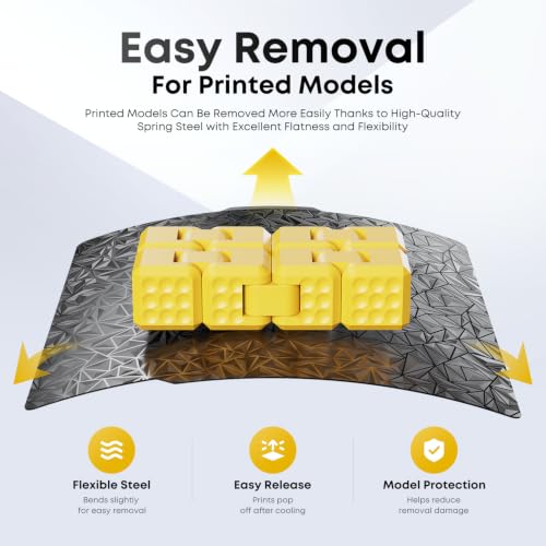 3D Printer Build Plate for Bambu Lab A1/X2D/P2S/X1C/X1E/P1P/P1S, 257x257mm