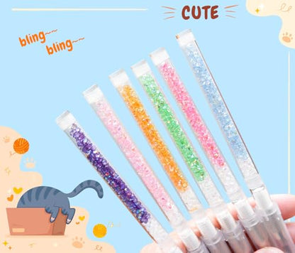 Exacto Knife Set, Bling Hobby Knife Pen with Blade Refills, Craft Cutting Tools for Scrapbooking Stencil Washi Tape Sticker Cutter, Red & Purple - color: Red & Purple