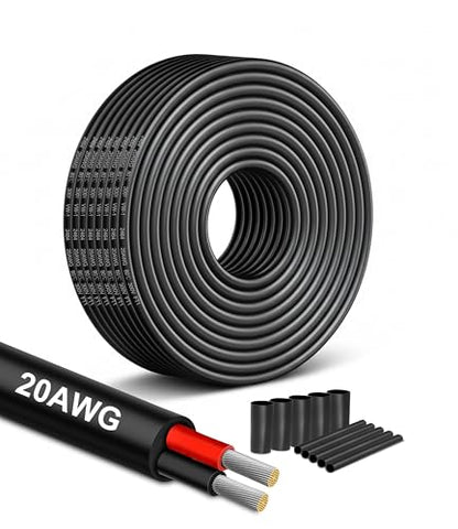 XINWANG 20AWG 2-Conductor Electrical Wire, UL2464, 32.81FT - size: 20AWG-2C(2x0.52mm²)-10M