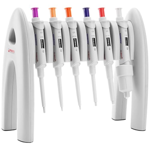 Pipette Rack 6-Slot Compact Universal Lab Micropipette Holder