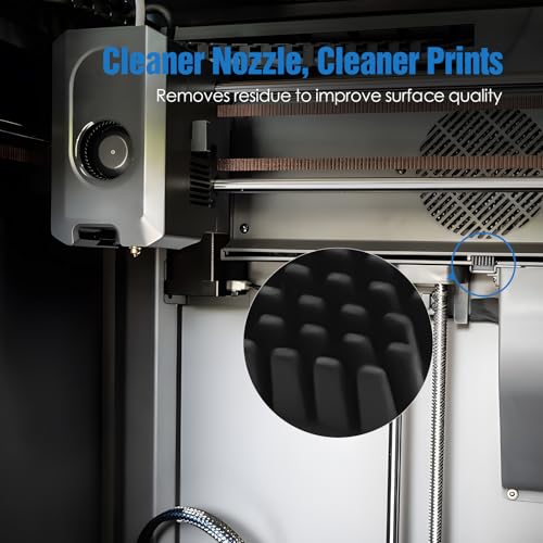 Nozzle Wiper Replacement for Elegoo Centauri Carbon, Silicone Nozzle Brush Cleaning Kit, 3D Printer Hotend Silicone Sock Accessories - color: 3 Nozzle Wipers